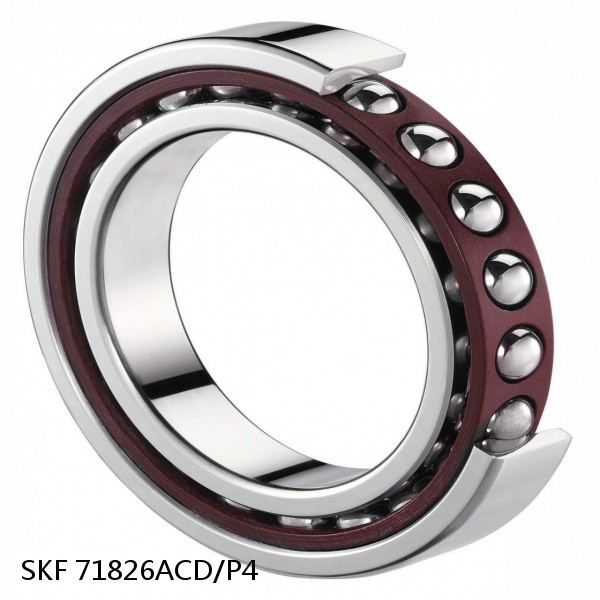 71826ACD/P4 SKF Super Precision,Super Precision Bearings,Super Precision Angular Contact,71800 Series,25 Degree Contact Angle