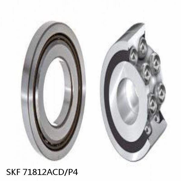 71812ACD/P4 SKF Super Precision,Super Precision Bearings,Super Precision Angular Contact,71800 Series,25 Degree Contact Angle