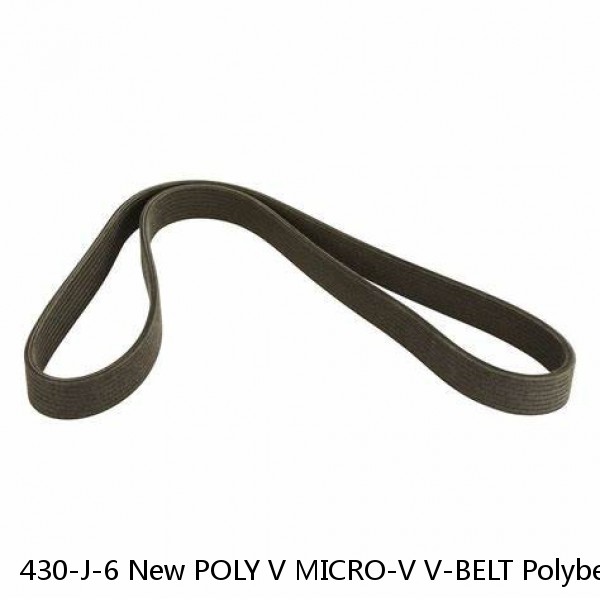 430-J-6 New POLY V MICRO-V V-BELT Polybelt.com 430J6 PolyV Rubber 6 Ribs