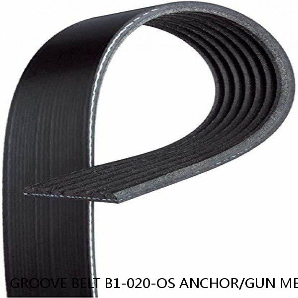 GROOVE BELT B1-020-OS ANCHOR/GUN METAL ONE SIZE