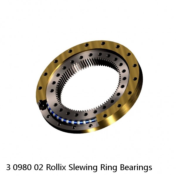 3 0980 02 Rollix Slewing Ring Bearings #1 small image