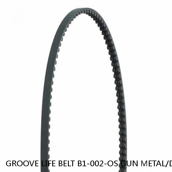 GROOVE LIFE BELT B1-002-OS GUN METAL/DEEP STONE ONE SIZE FITS MOST NEW IN A BOX