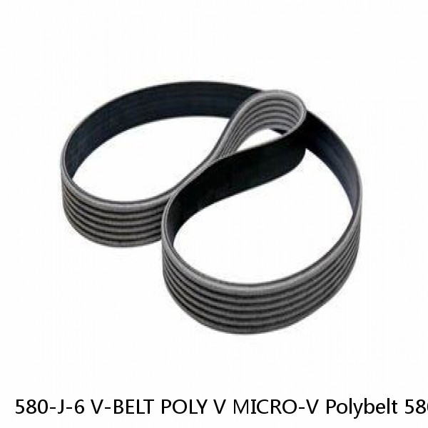 580-J-6 V-BELT POLY V MICRO-V Polybelt 580J6 PolyV Rubber Belt